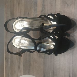 NWOT Hot Tomato y2k Wedge Suede Formal Shoes Women Size 7